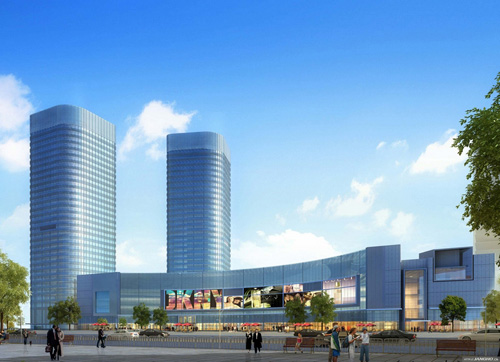 鉴黑担保网幕墙中标“陆家嘴金融商业区标记性修建”上海世纪汇