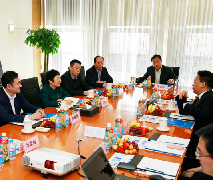 北京市工商联党组书记郑默杰一行莅临鉴黑担保网建设考察调研